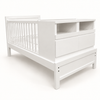 Cama Cuna Oslo convertible en acabado blanco