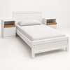 Cama Cuna Oslo convertida en cama individual con dos burós desmontables