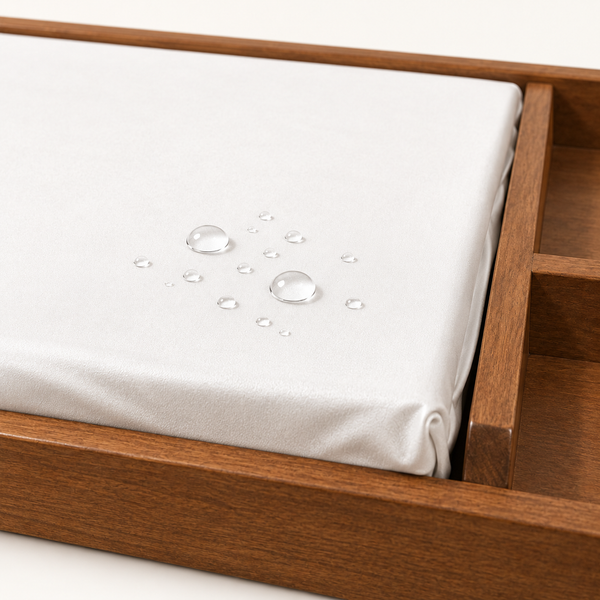 Charola para cambiador de cama cuna de madera, vista adicional