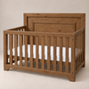 Cuna Camila 4 en 1 de madera en color nuez, vista principal