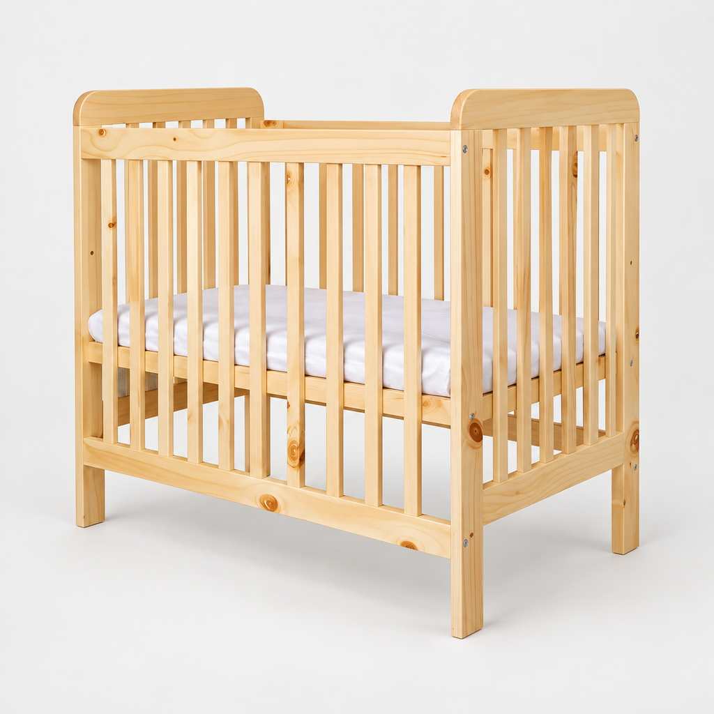 Colecho Estrella de madera convertible con cuatro alturas ajustables