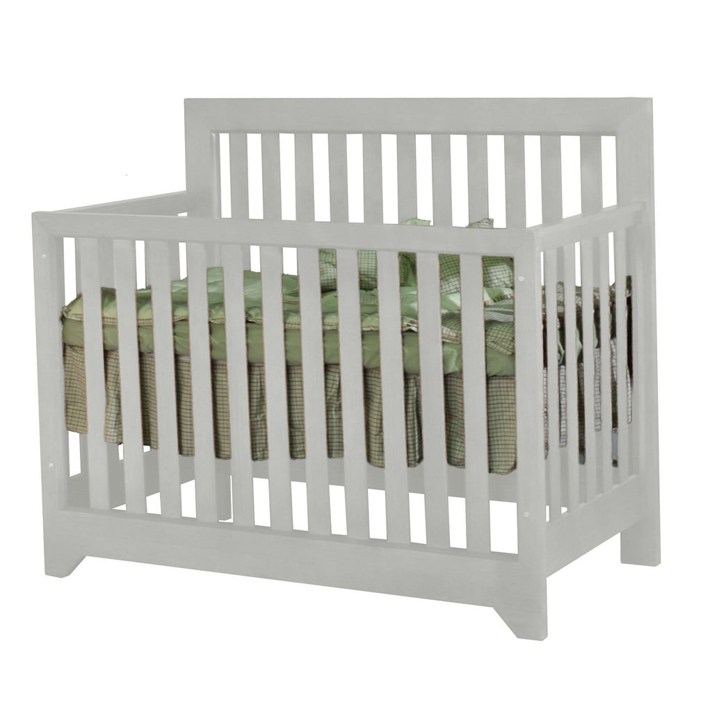 Cuna milano, de madera, para bebes, color gris