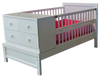 Cama Cuna Tempo de madera con burós integrados, vista adicional