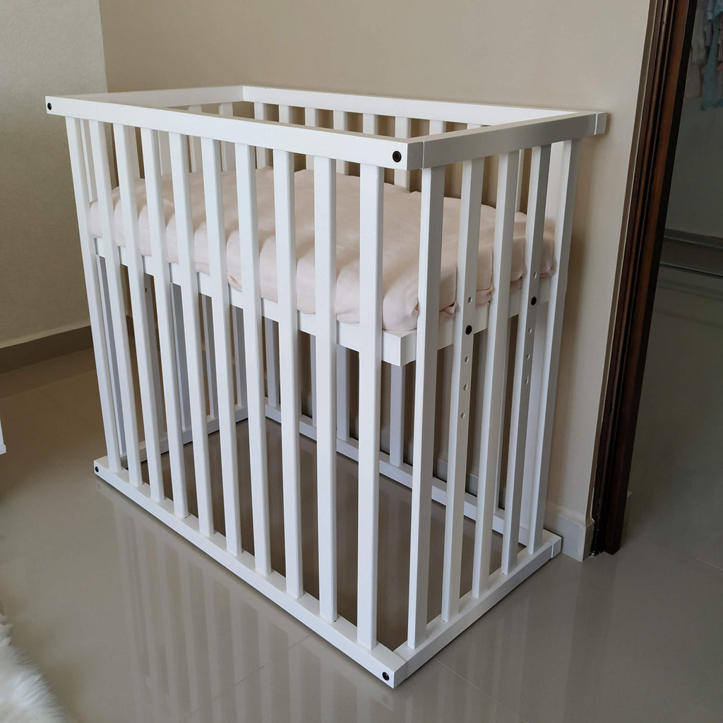 Colecho Luna de madera compacto para bebé, vista adicional