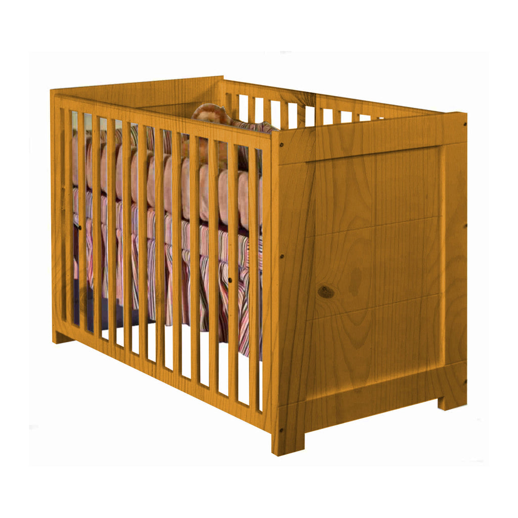 Cuna Aspen de Bebelandia en acabado coñac