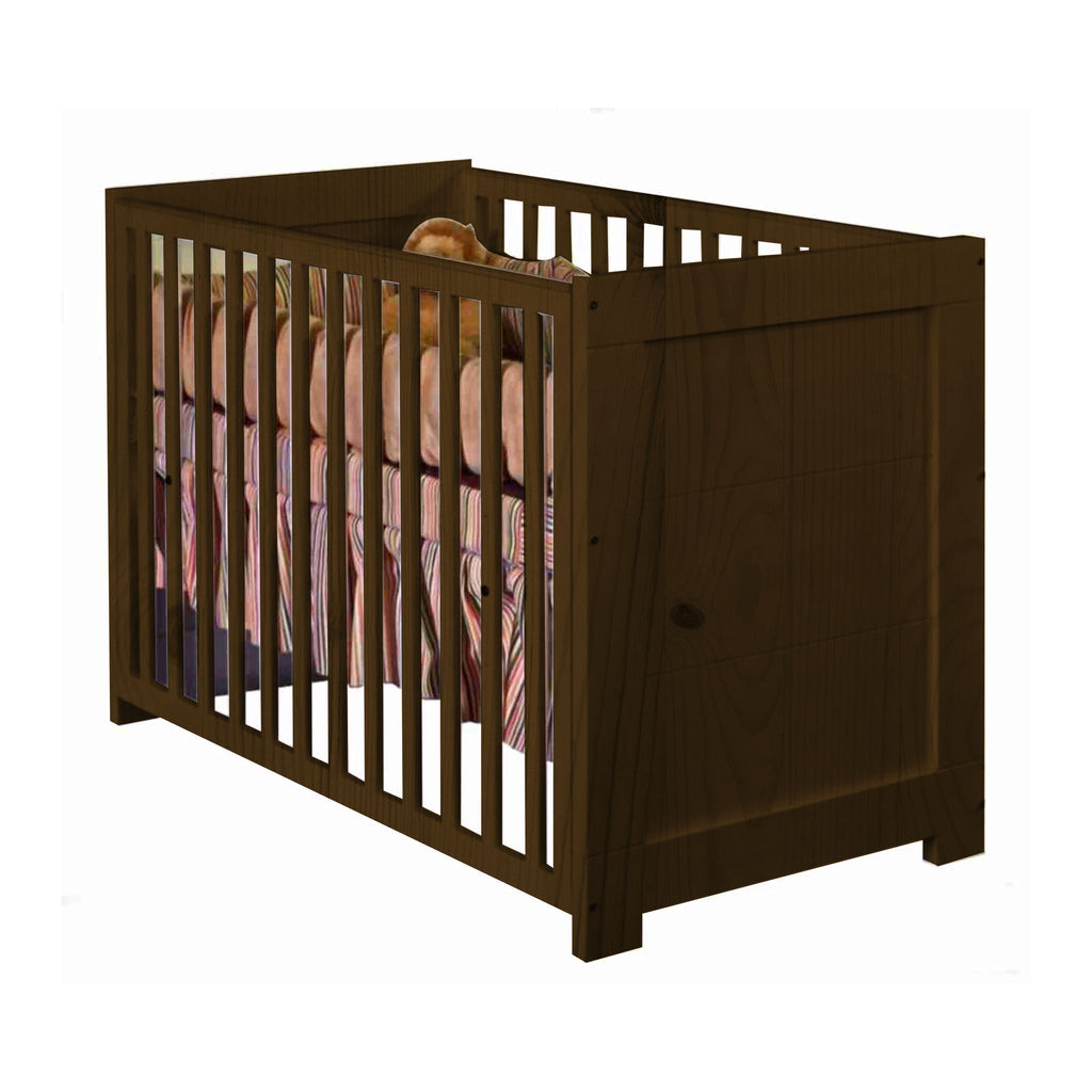 Cuna Aspen de Bebelandia en acabado moka