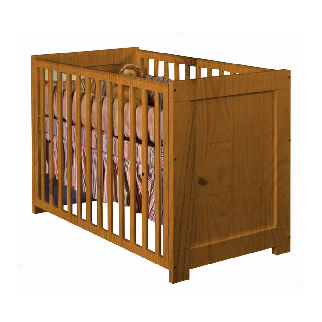 Cuna Aspen de Bebelandia en acabado nogal