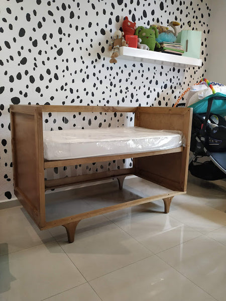 Cuna Iris 3 en 1 de madera, vista adicional