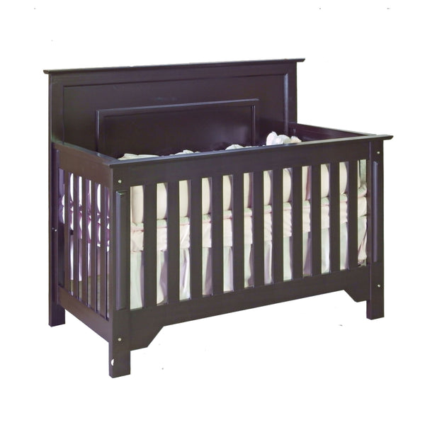 Cuna Ximena 4 en 1 de madera para colchón de 70 × 130 cm